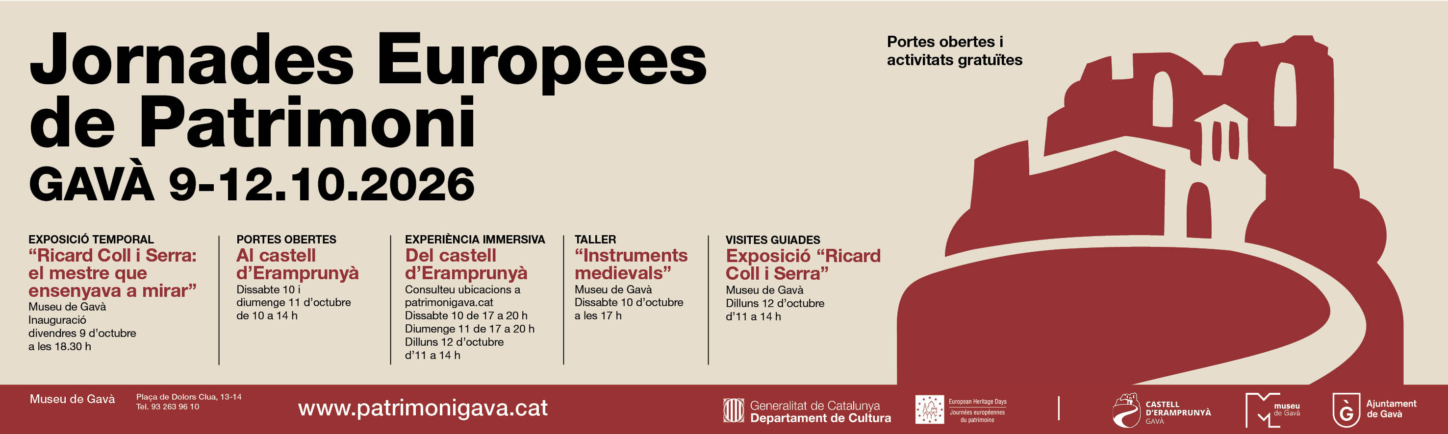 Jornades Europees de Patrimoni 2026