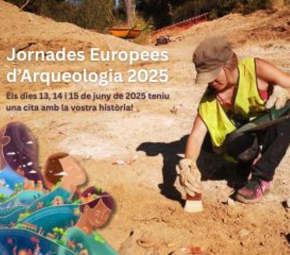 Visita als treballs arqueològics a Les Ferreres