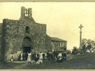 Ermita de Bruguers. Principis del segle XX. Foto: Manel Civil. AMG.