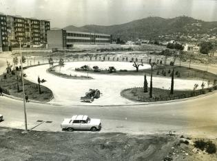 Plaça de Catalunya. Anys 70. Foto: Jordi Vaghi. AMG.