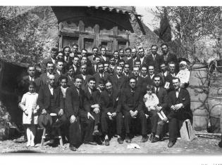 Membres de la Unió de Cooperadors. Any 1934. Foto: Martí Sabatés. AMG.