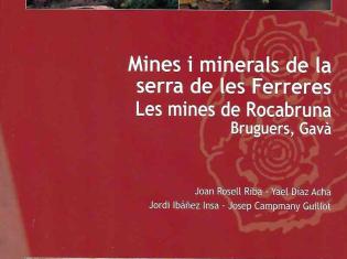 Portada del llibre “Mines i minerals de la serra de les Farreres”